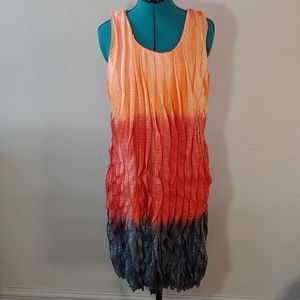 Notations ruffle dress